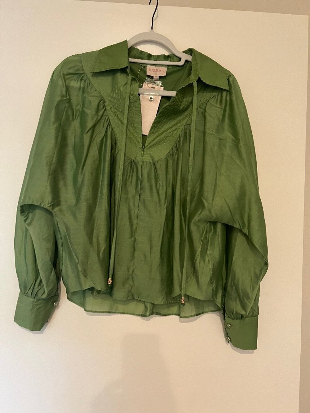 Ciebon Sage Green Blouse
